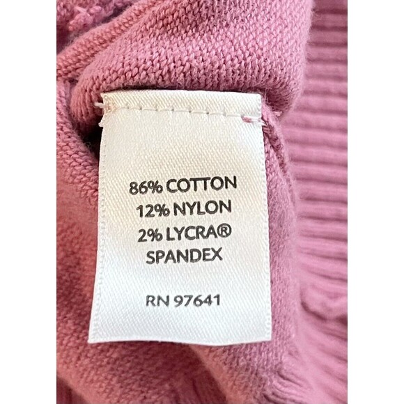 J. Jill Women's Sweater Cardigan Size M Petite Stretch Pink - Picture 7 of 8